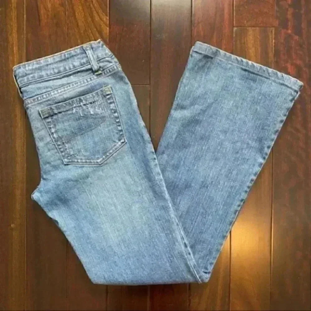 Vintage Bluenotes Low Rise Baby Bootcut Jeans Y2K Mid Blue Denim Size 26 - Picture 16 of 16